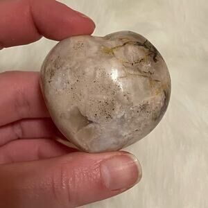 Flower Agate Heart